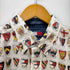 トミーヒルフィガー TOMMY HILFIGER フラッグタグ エンブレム 総柄 ボタンダウン長袖シャツ メンズ import:M