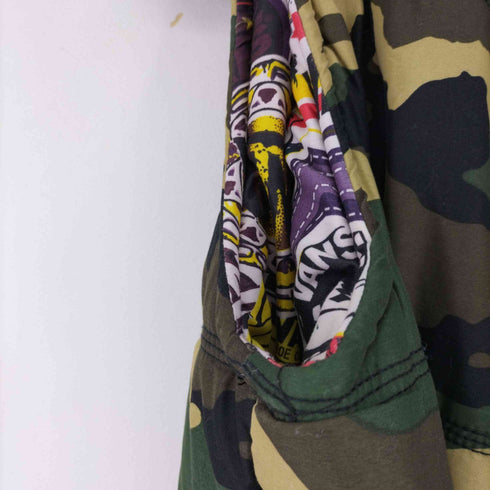 バンズ VANS 裏地マルチデザイン カモ柄パフベスト メンズ JPN:XL