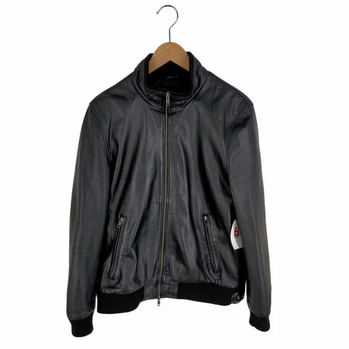 リューグーレザーズ Liugoo Leathers ラムレザージャケット ダブルジップ ブルゾン メンズ JPN:L