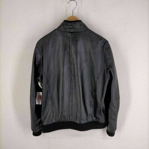 リューグーレザーズ Liugoo Leathers ラムレザージャケット ダブルジップ ブルゾン メンズ JPN:L