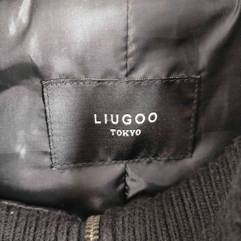 リューグーレザーズ Liugoo Leathers ラムレザージャケット ダブルジップ ブルゾン メンズ JPN:L
