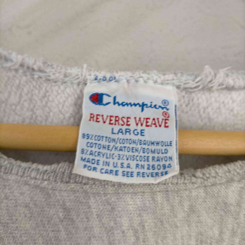チャンピオン Champion USA製 刺繍タグ REVERSE WEAVE EAST ATHLETICS クルーネックスウェット メンズ import:L