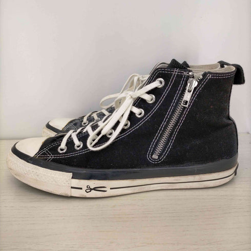 コンバース CONVERSE ALL STAR 100 HI BLACK LEOPARD サイドジップ レオパード ハイカットスニーカー メンズ JPN:28