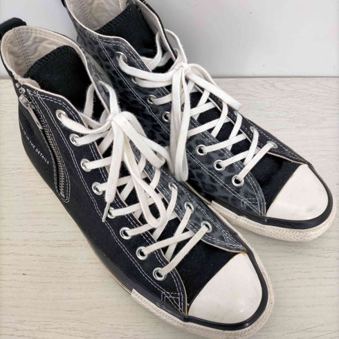 コンバース CONVERSE ALL STAR 100 HI BLACK LEOPARD サイドジップ レオパード ハイカットスニーカー メンズ JPN:28