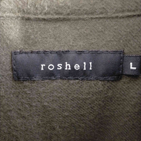 ロシェル roshell コットンボタンダウンシャツ メンズ JPN:L