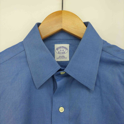 ブルックスブラザーズ BROOKS BROTHERS ツイル生地 コットン L/S ドレス シャツ メンズ 15-31