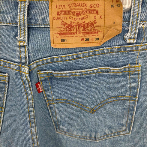 リーバイス Levis 90S MADE IN USA 501 ボタンフライデニム メンズ W30