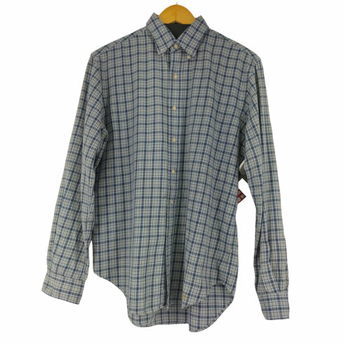 ラルフローレン RALPH LAUREN CLASSICFIT L/S BDネルシャツ メンズ import:M