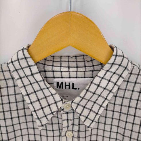エムエイチエル MHL. ギンガムチェックデザインシャツ メンズ JPN:L