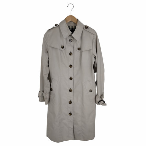 バーバリーロンドン BURBERRY LONDON 裏地ノバチェックシングルトレンチコート レディース 40