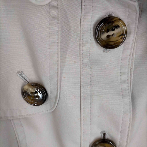 バーバリーロンドン BURBERRY LONDON 裏地ノバチェックシングルトレンチコート レディース 40