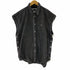 ジョンローレンスサリバン JOHN LAWRENCE SULLIVAN OVERSIZED SLEEVELESS SH カットオフデニムシャツ メンズ JPN:46