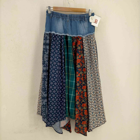 チチカカ TITICACA パッチワーク 2way ジャンパースカート レディース JPN:M