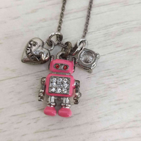 ジューシークチュール JUICY COUTURE N-ROBOT MINI CRITTER ロボットチャーム ネックレス レディース