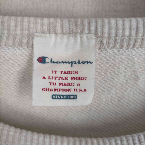 チャンピオン Champion 刺繍ロゴ ラグラン スウェット レディース M