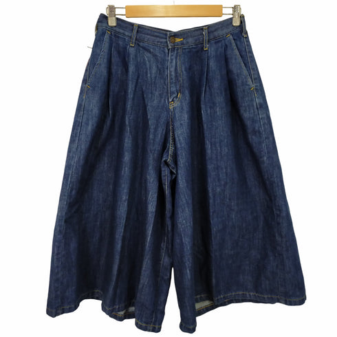 エドウィン EDWIN 2タック ワイドデニムパンツ レディース JPN:L
