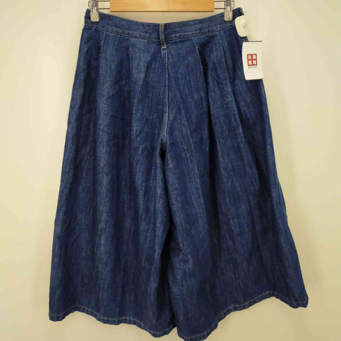 エドウィン EDWIN 2タック ワイドデニムパンツ レディース JPN:L