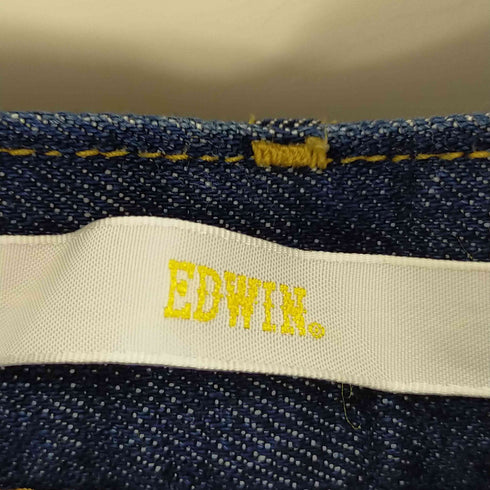 エドウィン EDWIN 2タック ワイドデニムパンツ レディース JPN:L