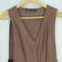 ザラ ZARA ネオレザー フリルティアードジャンパースカート レディース import:S