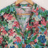 ザラ ZARA 花柄 開襟 スキッパーブラウス レディース import:XS