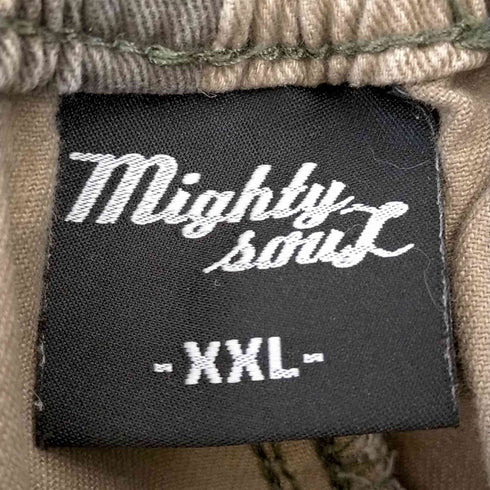 Mighty Soul カモ柄カーゴパンツ 迷彩 メンズ XXL
