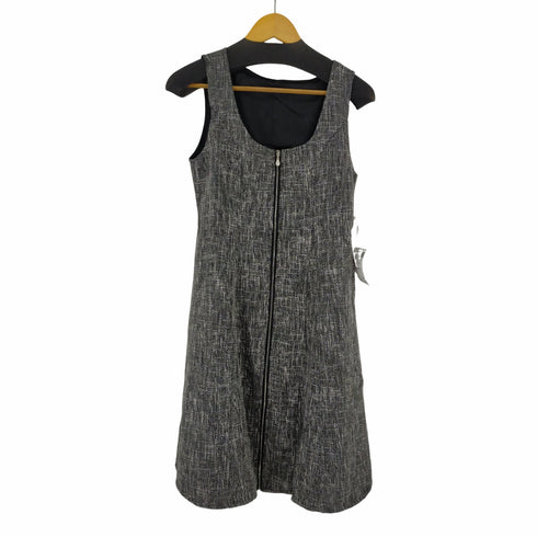 トッコクローゼット tocco closet ポケット付きフロントジップツイードジャンパースカート レディース JPN:M