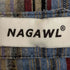 NAGAWL ゆったりストライプ長袖シャツ マルチカラー メンズ XL
