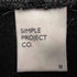 SIMPLE PROJECT CO. 前面プリント プルオーバーパーカー フーディ メンズ import:M