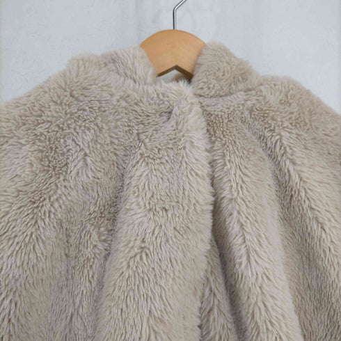 ザラ ZARA フード付きフェイクファーブルゾン レディース import:M