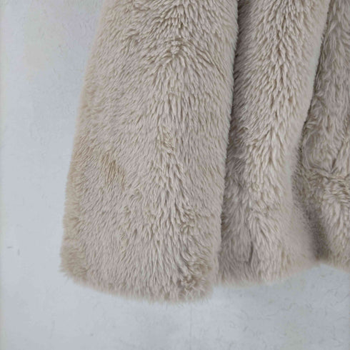 ザラ ZARA フード付きフェイクファーブルゾン レディース import:M