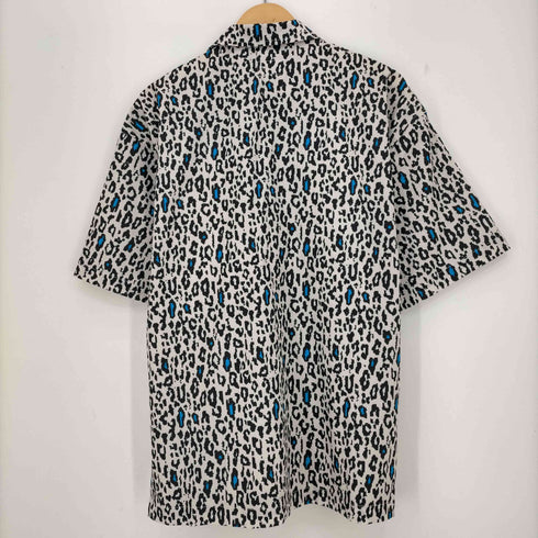 ゴルフワン GOLF WANG レオパード オープンカラーシャツ メンズ import:M