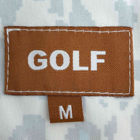 ゴルフワン GOLF WANG レオパード オープンカラーシャツ メンズ import:M