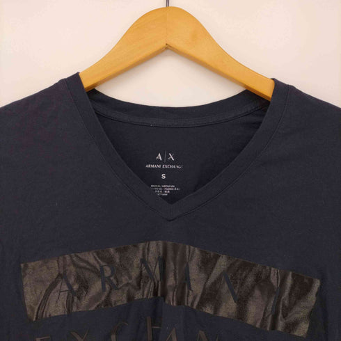 アルマーニエクスチェンジ ARMANI EXCHANGE Vネック ロゴ Tシャツ レディース import:S