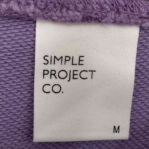 SIMPLE PROJECT CO. プルオーバーパーカー フーディ 無地 メンズ import:M