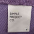 SIMPLE PROJECT CO. プルオーバーパーカー フーディ 無地 メンズ import:M