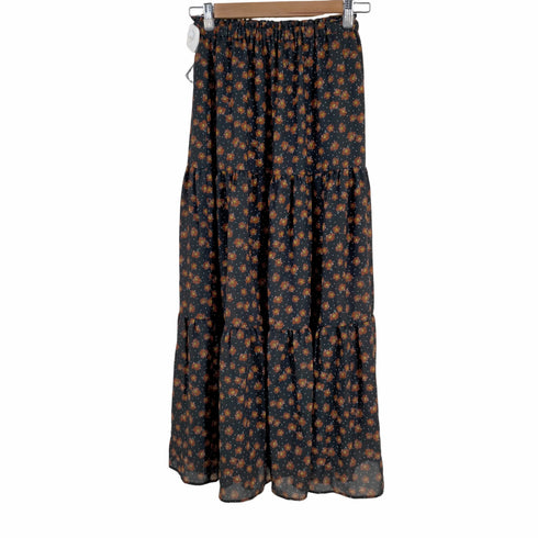 カージュ Khaju フラワー×ドットティアードスカート レディース ONE SIZE