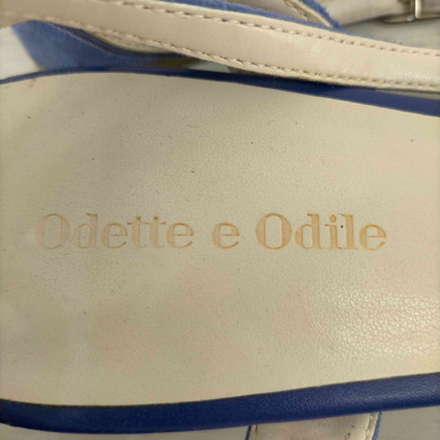 オデットエオディール Odette e Odile アンクルストラップ ブロックヒール パンプス レディース JPN:37