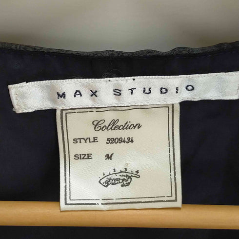 マックススタディオ MAX STUDIO シアー デザイン ジャケット レディース import:M