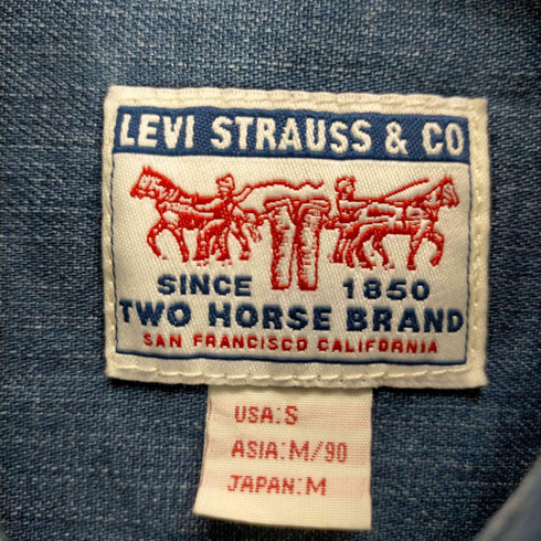 リーバイス Levis TWO HORSE BRAND ウエスタンシャツ メンズ JPN:M