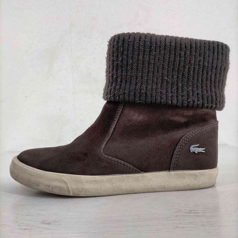 ラコステ LACOSTE スウェード ブーツ レディース UK:3