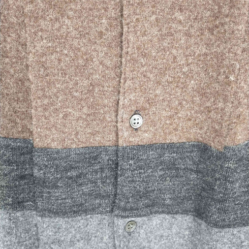 コムデギャルソンシャツ COMME des GARCONS SHIRT 90S 仏製 フランス製 ウール レーヨン 切替シャツ オープンカラー 開襟 メンズ JPN:M