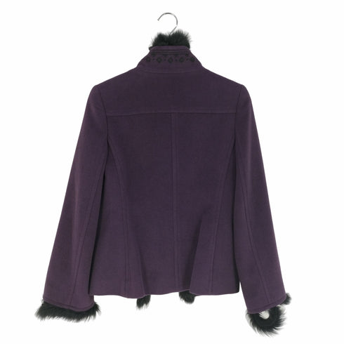 ヴィヴィアンタム VIVIENNE TAM ファー付き チャイナショートコート レディース JPN:1