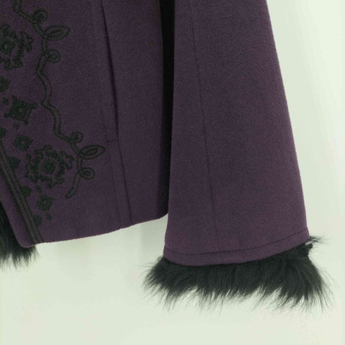 ヴィヴィアンタム VIVIENNE TAM ファー付き チャイナショートコート レディース JPN:1