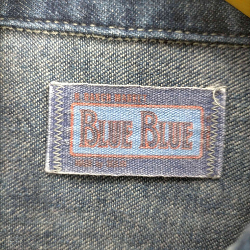 ブルーブルー BLUE BLUE ダブルポケットデニムシャツ メンズ JPN:2
