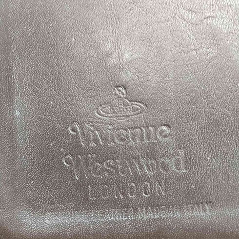 ヴィヴィアンウエストウッド Vivienne Westwood オーブ型押し 二つ折り財布 レディース