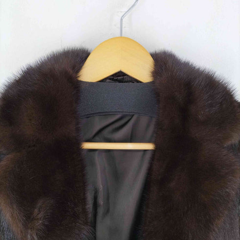 サガミンク SAGA MINK リアルファーロングコート レディース