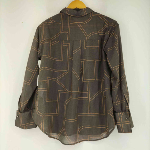 リリーブラウン Lily Brown 変形格子柄シャツ レディース ONE SIZE