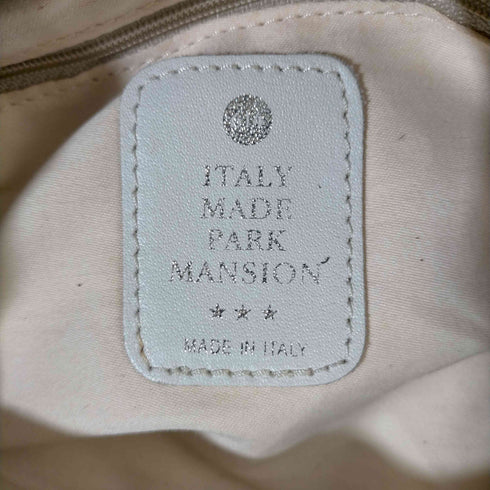 イタリーメイドパークマンション ITALY MADE PARK MANSION 3Dフラワーデザイン スエードショルダーバッグ レディース