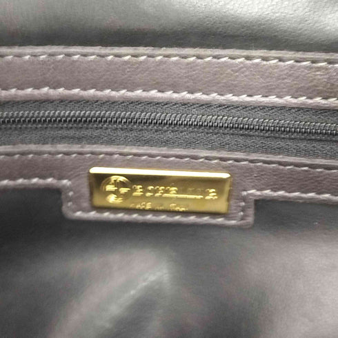 BORELLI P パイソンレザーハンドバッグ レディース