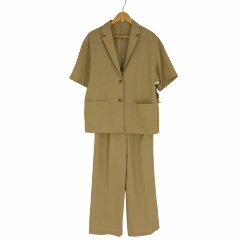 フリークスストア FREAKS STORE リネンライクショートスリーブジャケットセットアップ レディース M